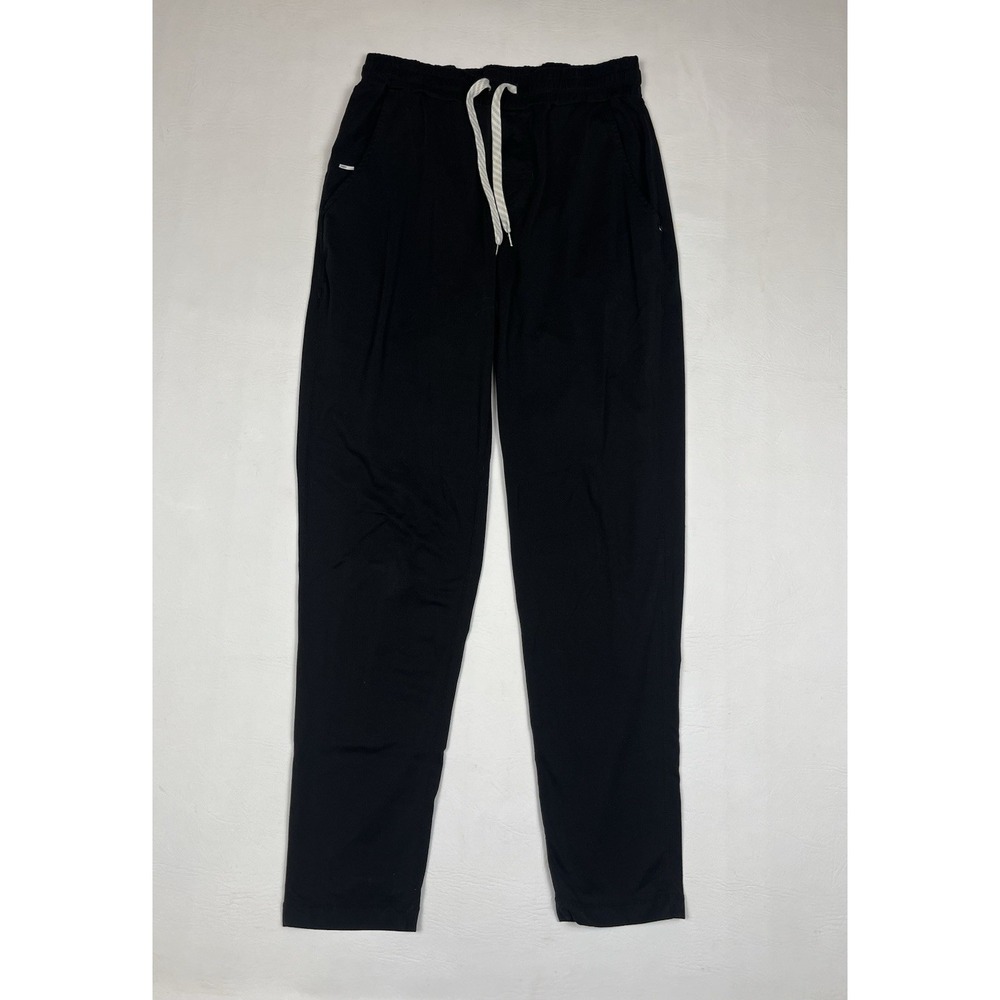 Vuori Ponto Performance Pants Mens Small Black DreamKnit Athletic Jogger